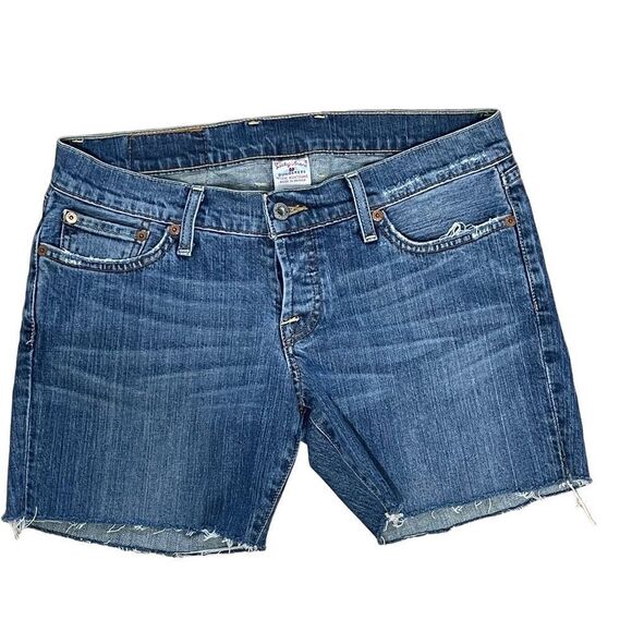 Lucky Brand Dungarees by Gene Montesano Sweet Dream Bermuda Short Size 6/28 - Picture 2 of 6